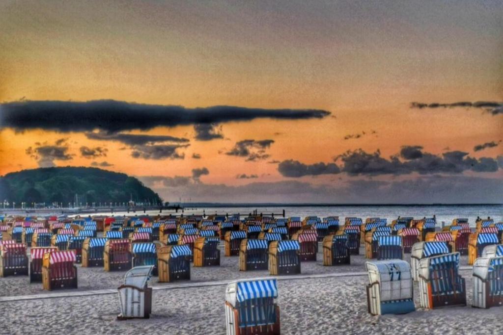 Obj 84 Meerblick Fewo Fuer 2 Bis 3 Personen Strandnah, Wlan Lübeck Dış mekan fotoğraf